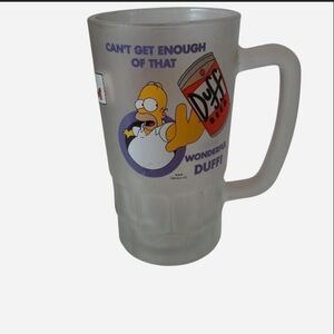 Vintage Homer Simpson "Can't Get Enough Of That Wonderful Duff!" Mug